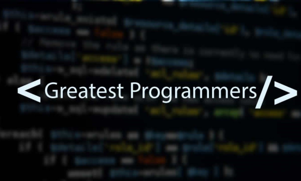 بهترین برنامه نویسان، برترین آفرینندگان
