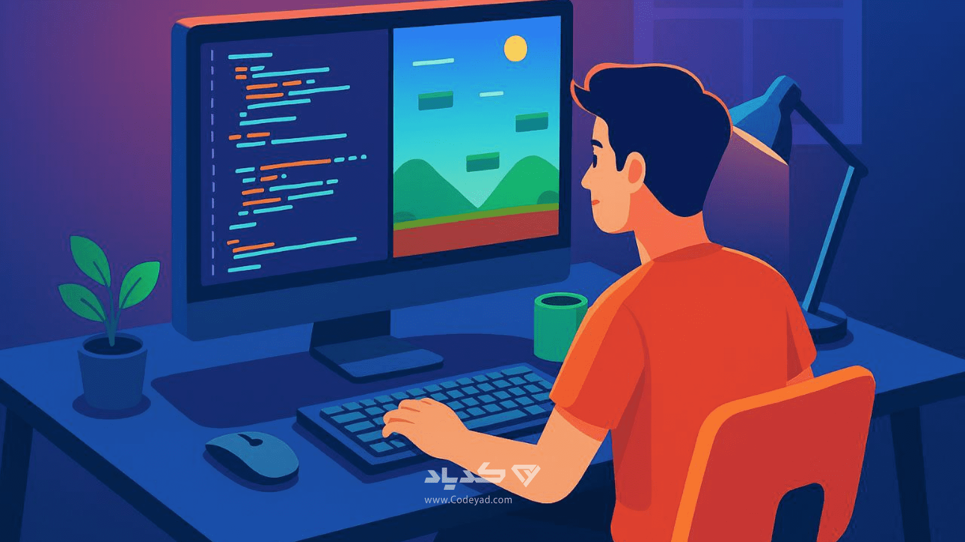 یادگیری برنامه نویسی از طریق ساخت بازی